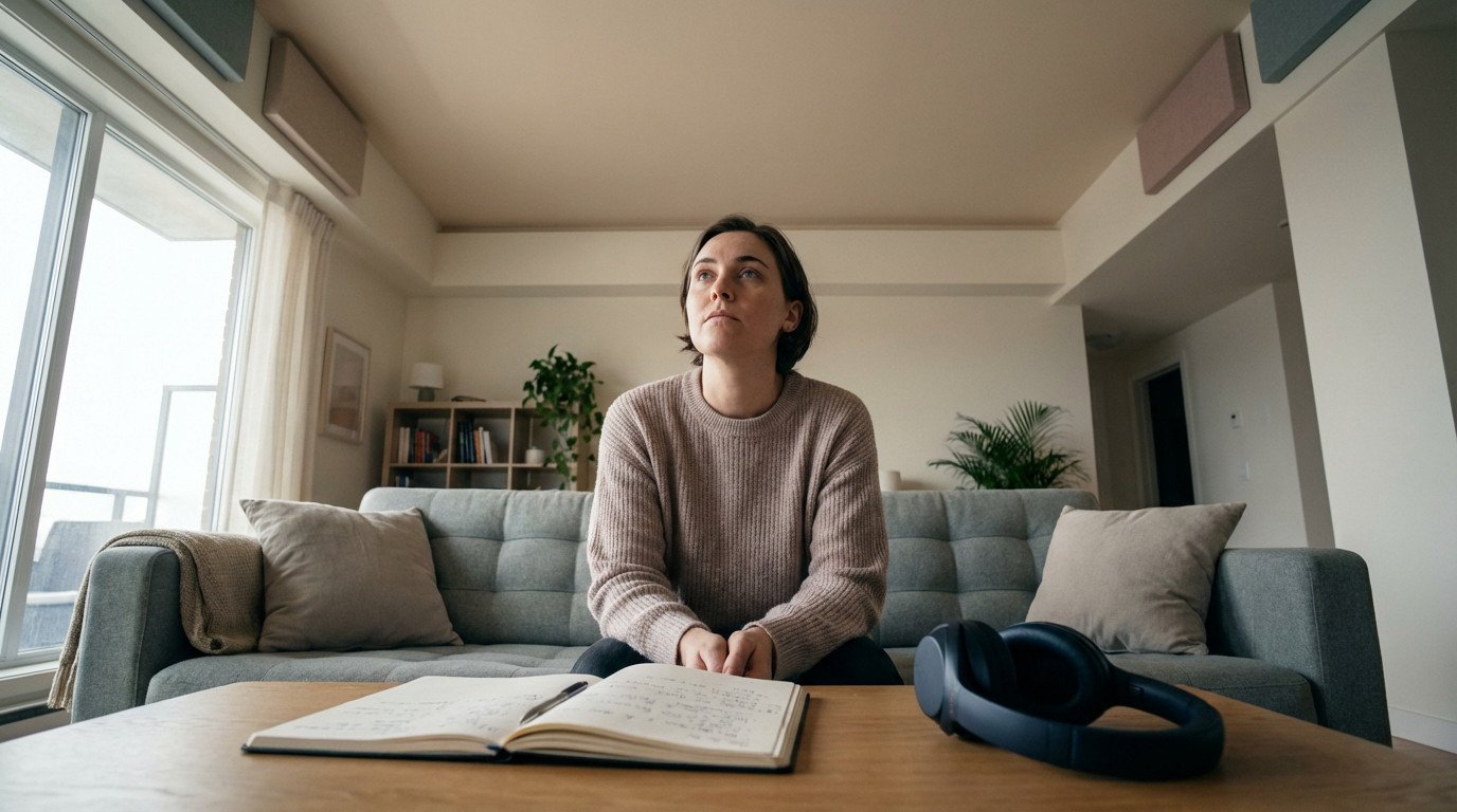 Se venger du bruit de l’appartement du dessus : solutions