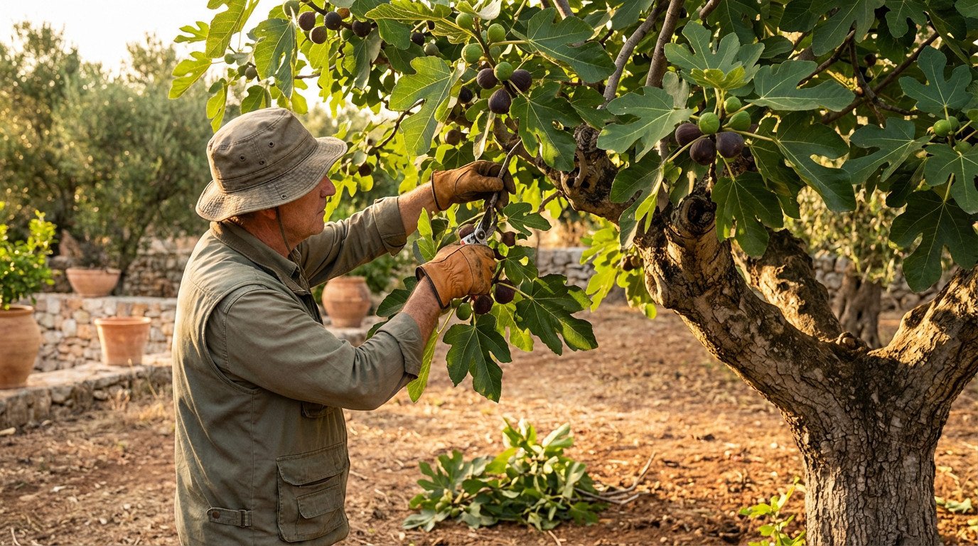 Taille du figuier adulte : optimiser la fructification