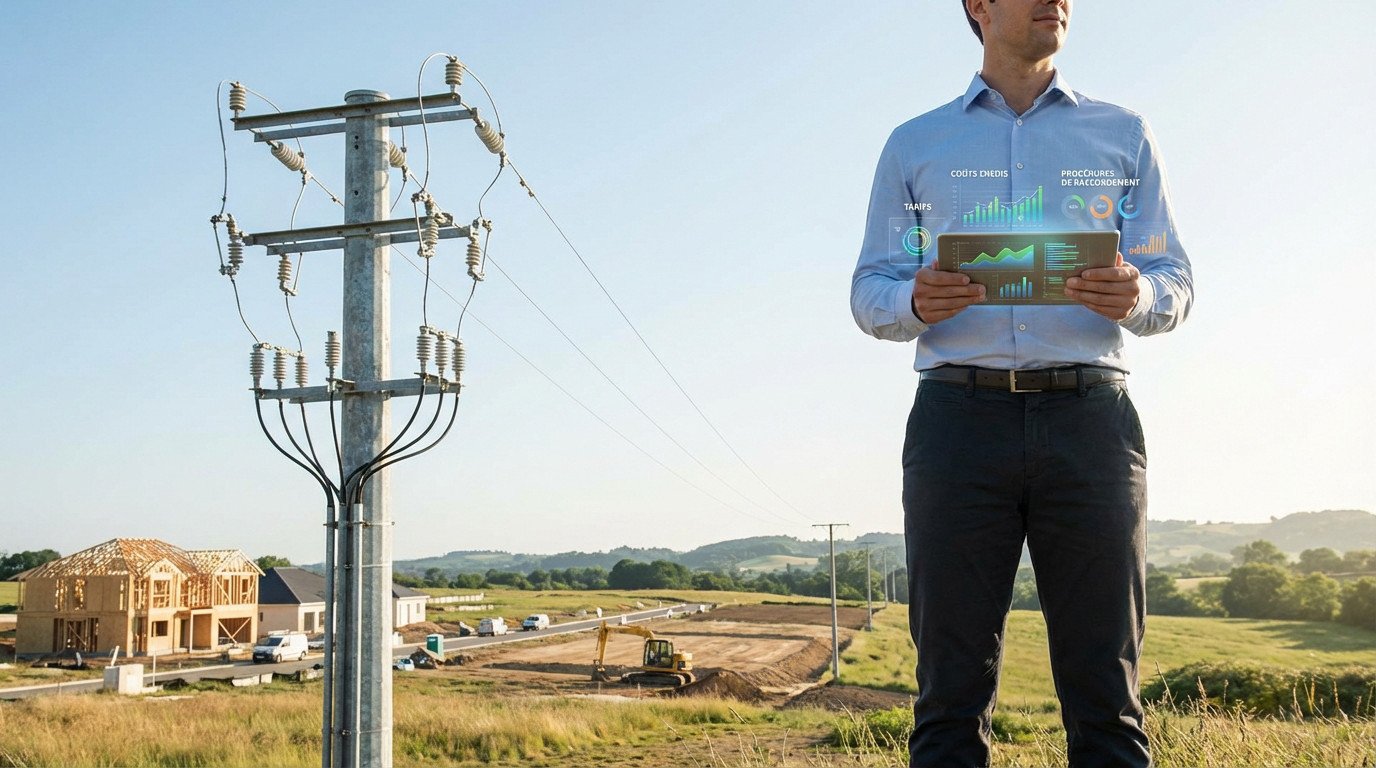 Coût raccordement poteau électrique : Tarifs Enedis 2026