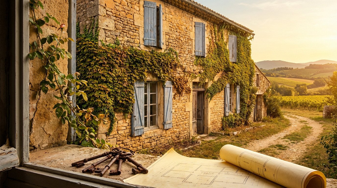 Maison abandonnée gratuite : démarches et coûts réels 2026