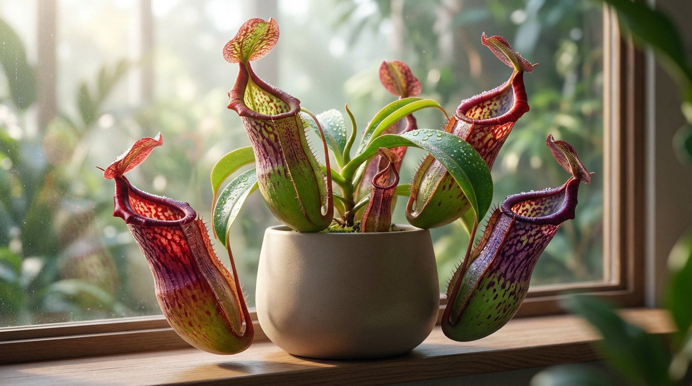 Tout savoir sur la plante carnivore nepenthes et sa culture
