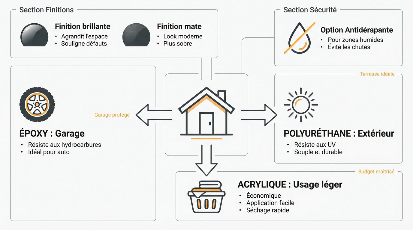 Comparatif des différents revêtements de protection pour sols en béton