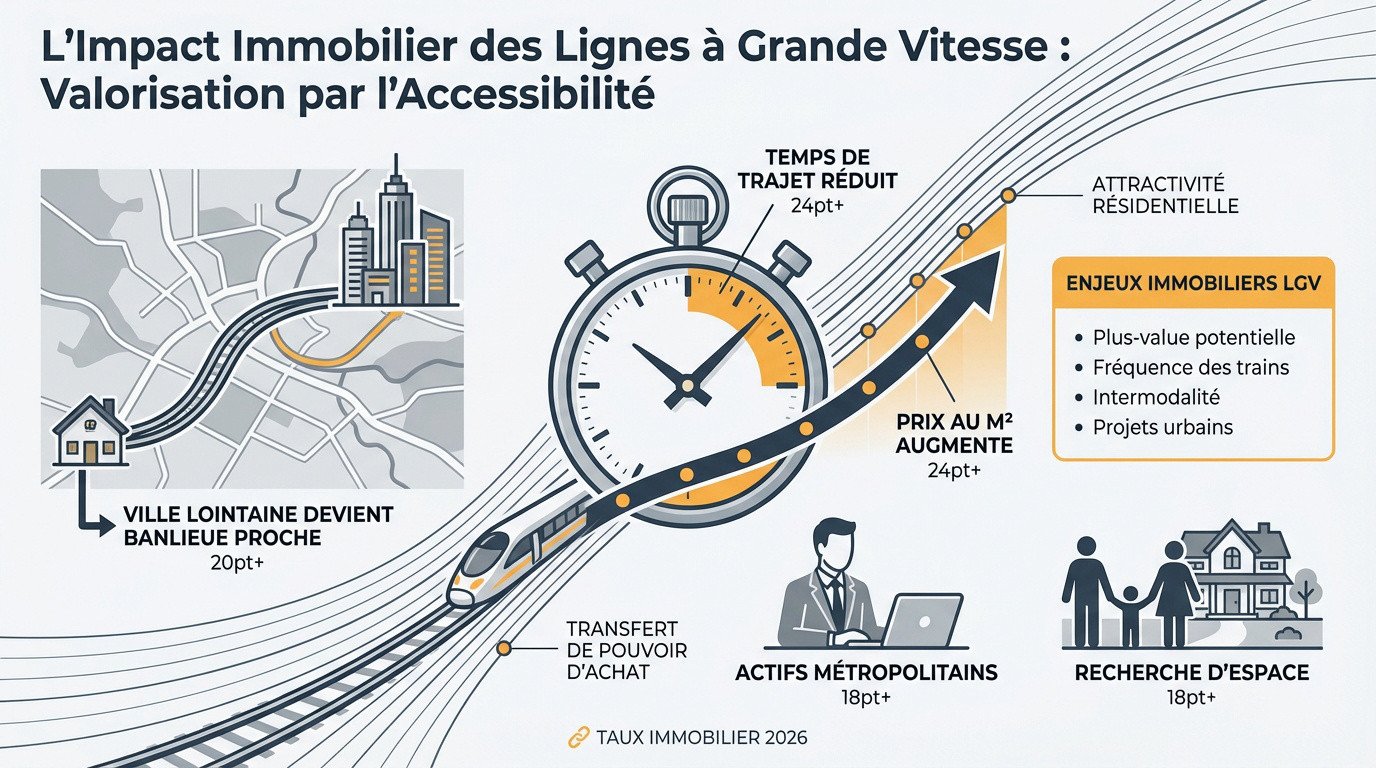 Impact de la LGV sur la valorisation immobilière et l'accessibilité des quartiers de gare