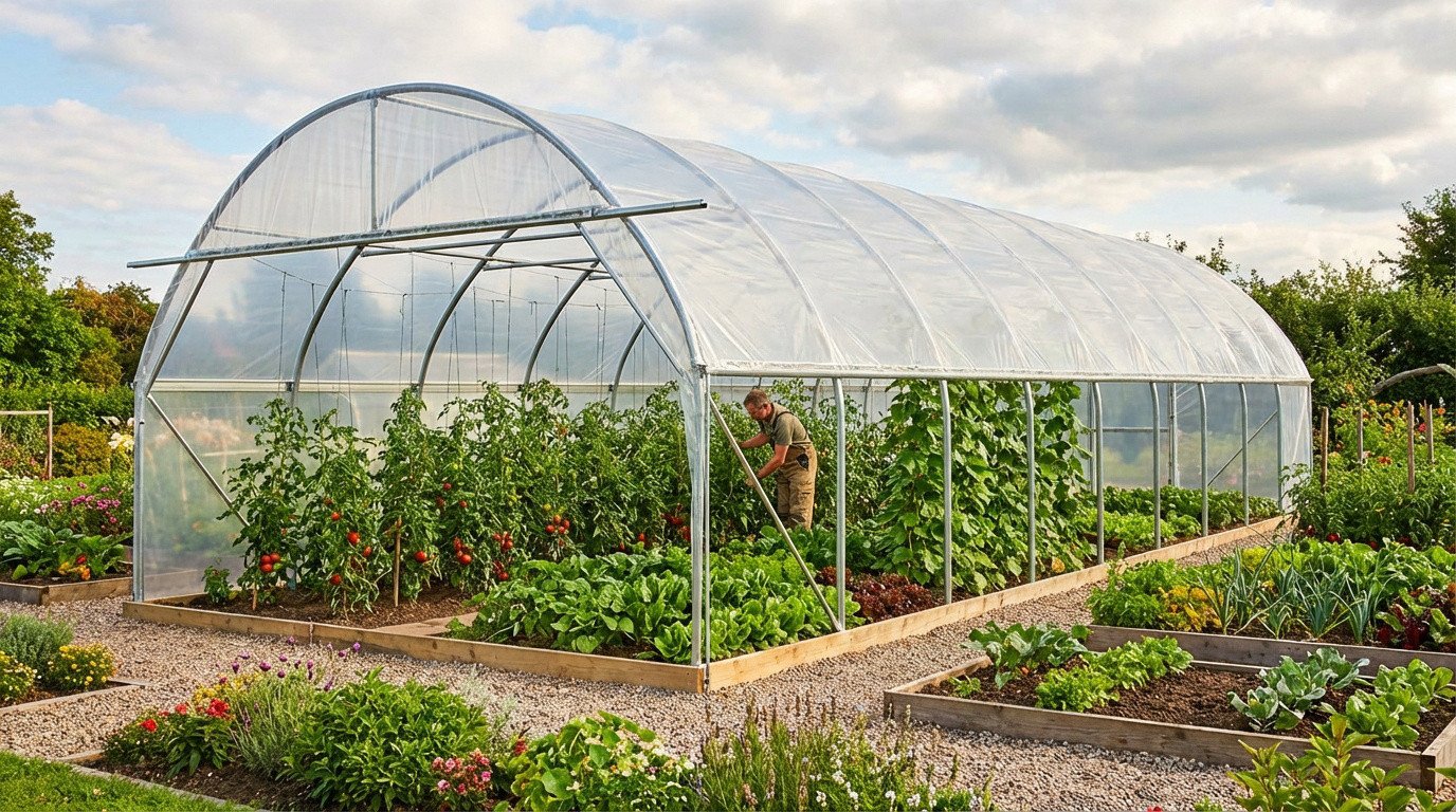 Comment choisir une serre tunnel robuste pour son potager