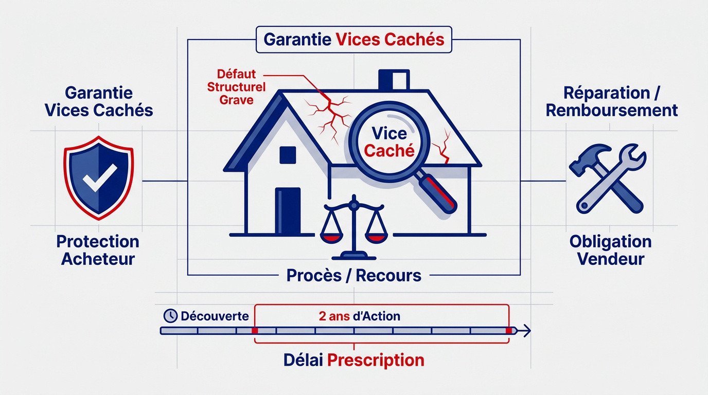 Protection juridique et recours pour vices cachés immobiliers