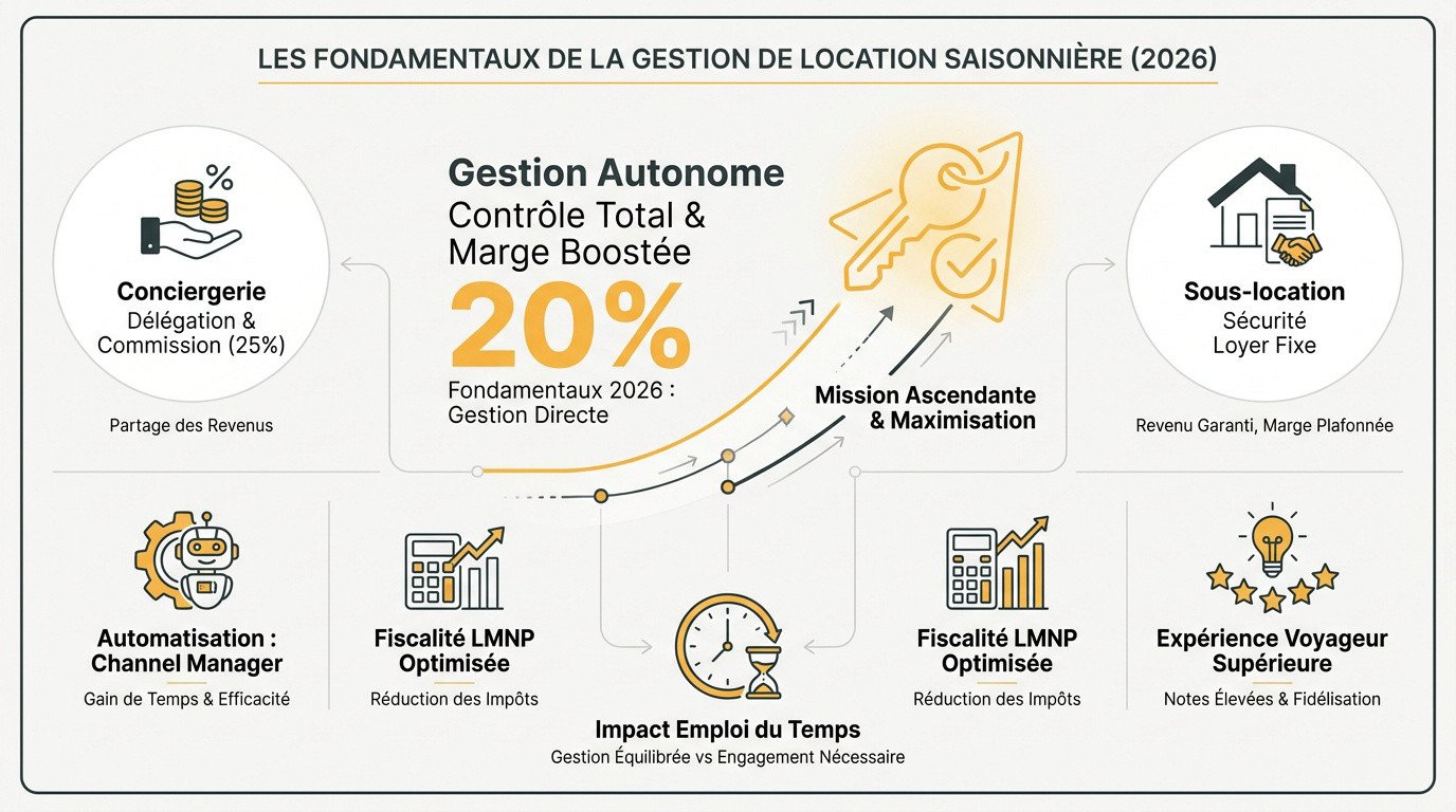 Fondamentaux de la gestion locative saisonnière en 2026