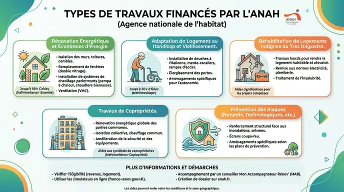 liste travaux pris en charge anah rénovation handicap insalubrité
