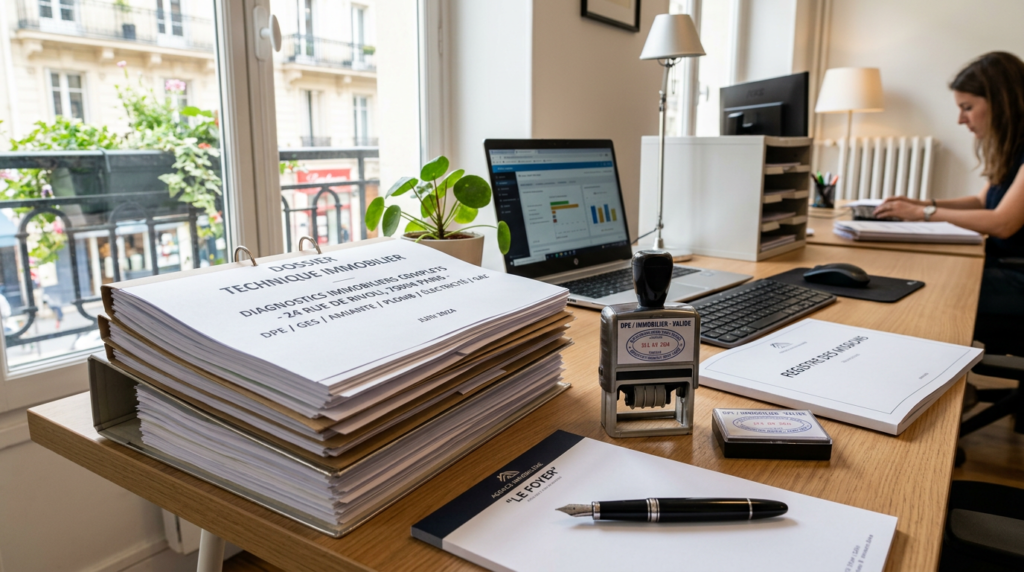 Dossier de diagnostic technique pour vente immobilière entre particuliers