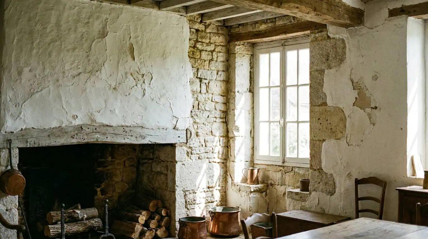 Enduit à la chaux sur mur en pierre intérieur : guide complet