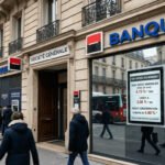 meilleur taux prêt immobilier 2026 affiché en vitrine d'agence bancaire