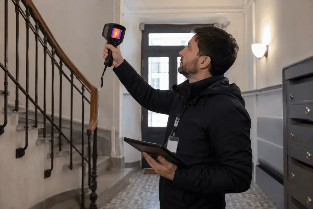 audit énergétique collectif immeuble copropriété technicien