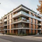 Immeuble dans une rue de Strasbourg