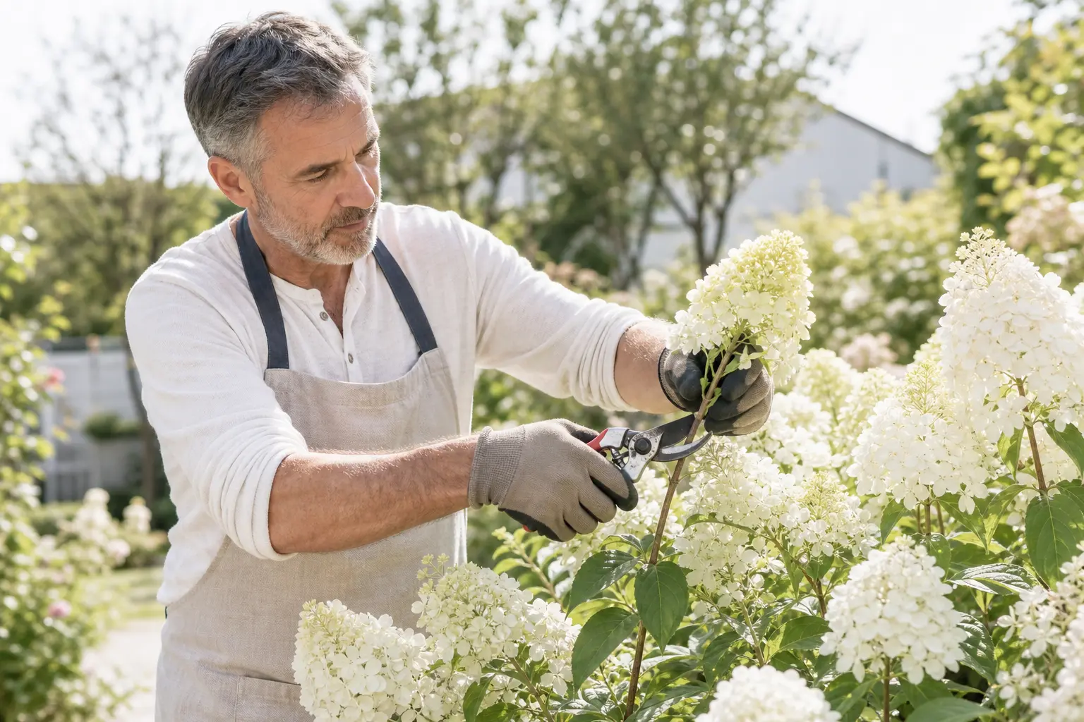 Taille des hortensias pour favoriser la floraison des hortensias